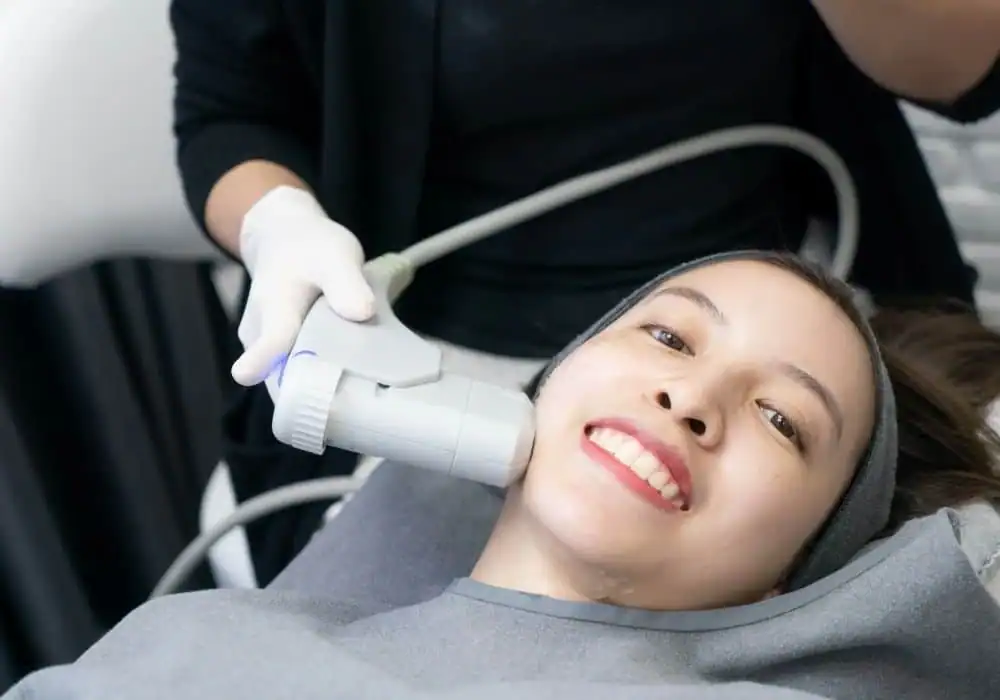 HIFU treatment Southend-on-Sea in progress