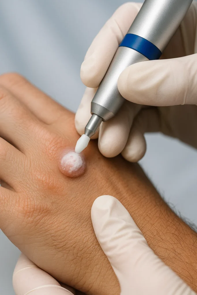 example of wart removal Southend-on-Sea using cryopen