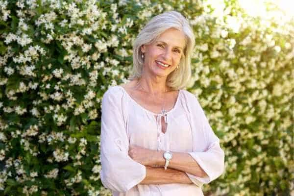 Older woman happy with urinary incontinence treatment Southend-on-Sea