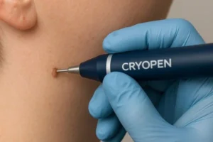 Person receiving skin tag removal Southend-on-Sea