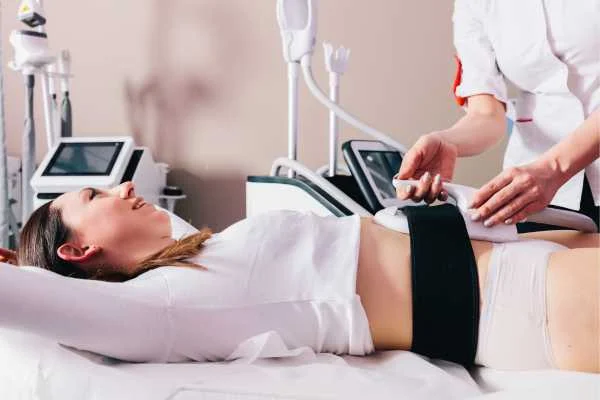 woman having body sculpting to help improve her body image and her mental health Southend-on-Sea